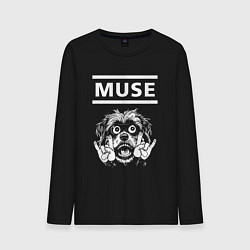 Мужской лонгслив Muse rock dog