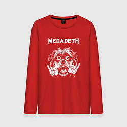 Мужской лонгслив Megadeth rock dog