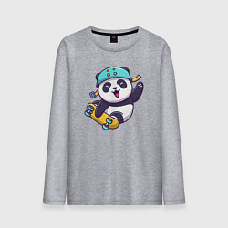 Мужской лонгслив Skater panda