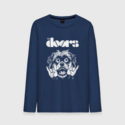 Мужской лонгслив The Doors rock dog