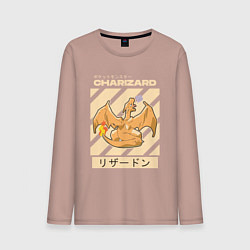 Мужской лонгслив Покемоны Чаризард Charizard