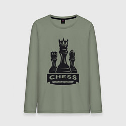 Мужской лонгслив Chess championship