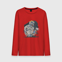Мужской лонгслив Хэллоуин зомби