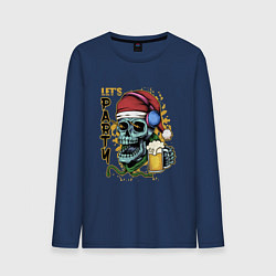 Мужской лонгслив Skull Santa