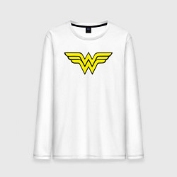 Мужской лонгслив Wonder woman logo