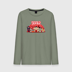 Мужской лонгслив Welcome to Japan