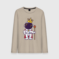 Мужской лонгслив Царь космонавт
