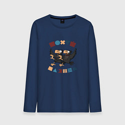 Мужской лонгслив Пляшем пофиг