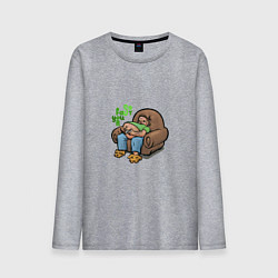 Мужской лонгслив Слишком быстрый для тебя