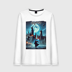 Мужской лонгслив Nightly Hogwarts - neon glow