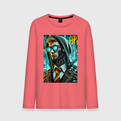 Мужской лонгслив Cyber Harry Potter - ai art fantasy