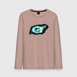 Мужской лонгслив Горящий мяч