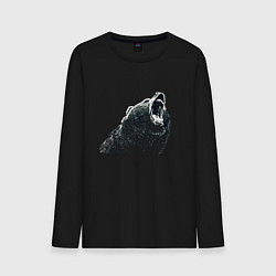 Мужской лонгслив Бурый в гневе