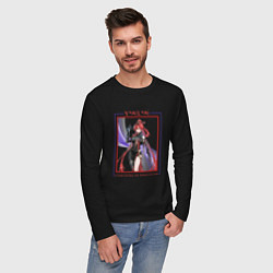 Лонгслив хлопковый мужской Yinlin Lightning of Execution, цвет: черный — фото 2