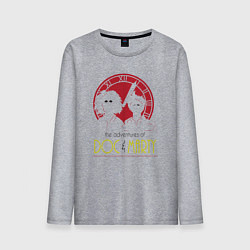Мужской лонгслив Приключение Дока и Марти