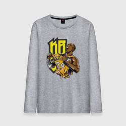 Лонгслив хлопковый мужской Kobe Bryant play, цвет: меланж