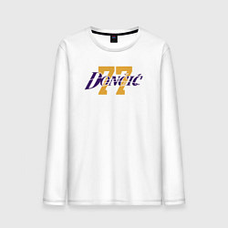 Лонгслив хлопковый мужской Lakers Doncic, цвет: белый