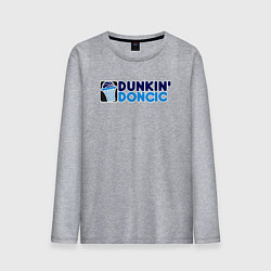 Лонгслив хлопковый мужской Dunkin Doncic, цвет: меланж