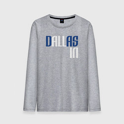 Лонгслив хлопковый мужской Dallas in, цвет: меланж