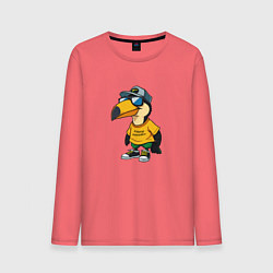 Мужской лонгслив Тукан в кроссовках