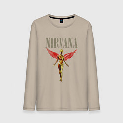 Мужской лонгслив Rock nirvana in utero