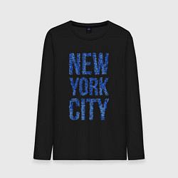 Мужской лонгслив Blue New York City