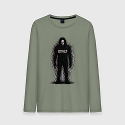 Мужской лонгслив Bones horror style