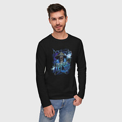 Лонгслив хлопковый мужской Райден - гром заберёт тебя, цвет: черный — фото 2