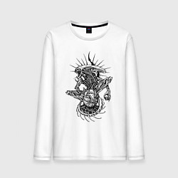 Мужской лонгслив Чужой и лицехват