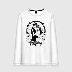 Мужской лонгслив Свадьба аниме