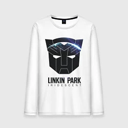 Лонгслив хлопковый мужской Linkin Park: Iridescent, цвет: белый