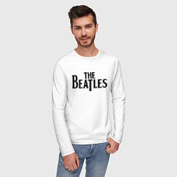 Лонгслив хлопковый мужской The Beatles, цвет: белый — фото 2