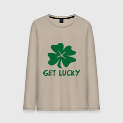 Мужской лонгслив Get lucky