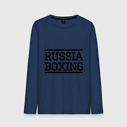 Мужской лонгслив Russia boxing