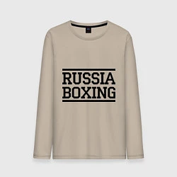 Мужской лонгслив Russia boxing