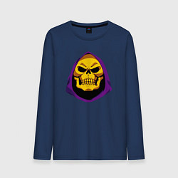 Лонгслив хлопковый мужской Skeletor, цвет: тёмно-синий