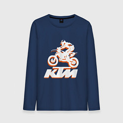 Мужской лонгслив KTM белый