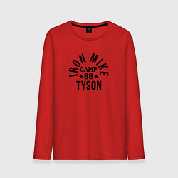 Лонгслив хлопковый мужской Iron Mike: Camp Tyson, цвет: красный