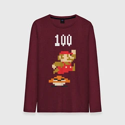 Мужской лонгслив Mario: 100 coins