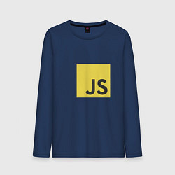 Мужской лонгслив JS return true; (black)