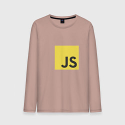 Мужской лонгслив JS return true; (black)