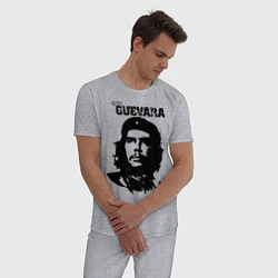 Пижама хлопковая мужская Che Guevara, цвет: меланж — фото 2
