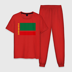 Мужская пижама Чечня: флаг