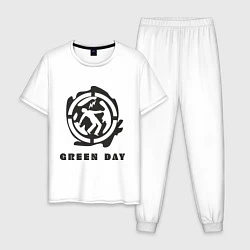 Мужская пижама Green Day: Red Symbol