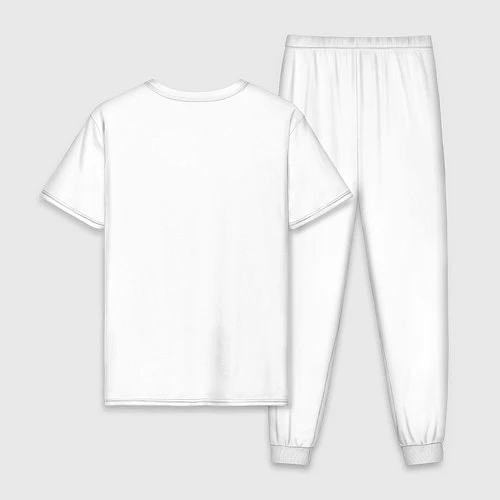 Мужская пижама Juventus - Black 2022 / Белый – фото 2