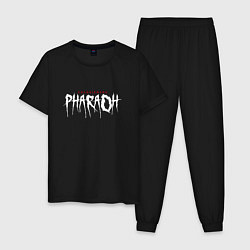 Пижама хлопковая мужская Pharaoh / Coldsiemens, цвет: черный