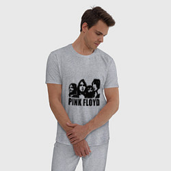 Пижама хлопковая мужская Pink Floyd, цвет: меланж — фото 2