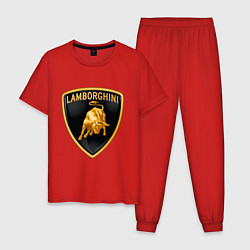 Мужская пижама Lamborghini logo