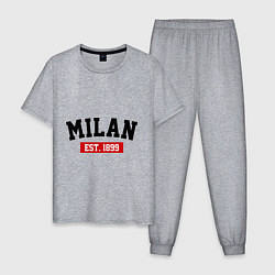 Мужская пижама FC Milan Est. 1899