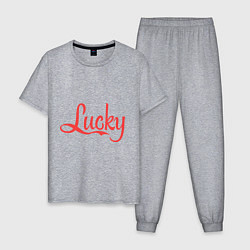 Мужская пижама Lucky logo